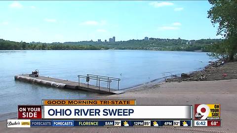 Volunteers take part in the annual Ohio River Sweep