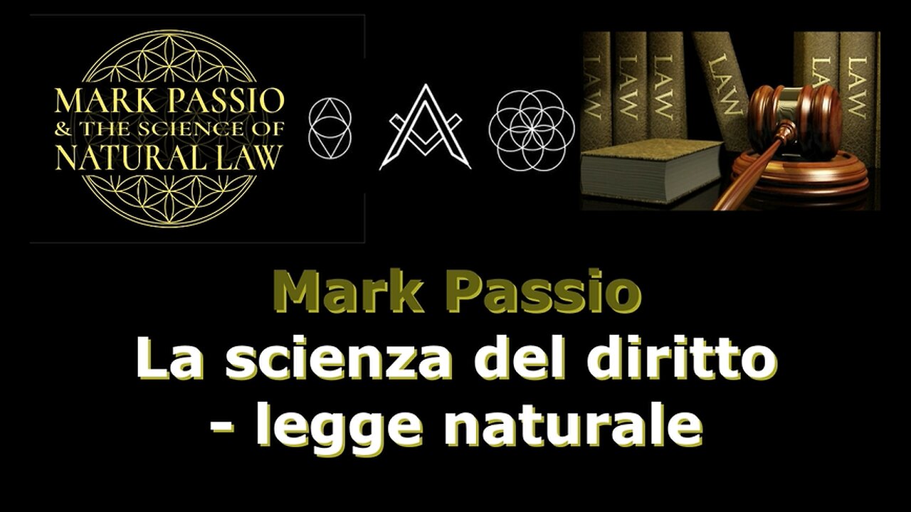 La scienza del diritto- legge naturale