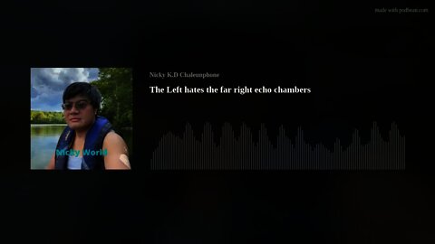 The Left hates the far right echo chambers