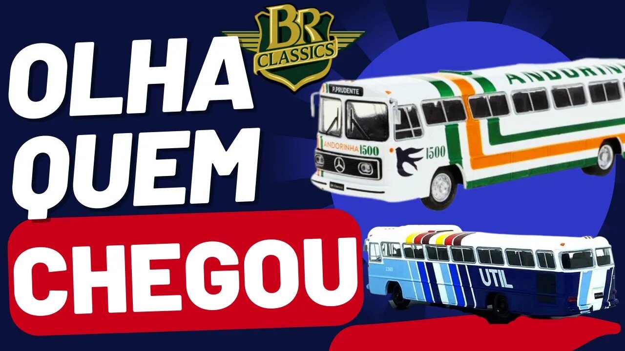 As melhores miniaturas de ônibus Mercedes clássicos brasileiros em diecast da Br Classics