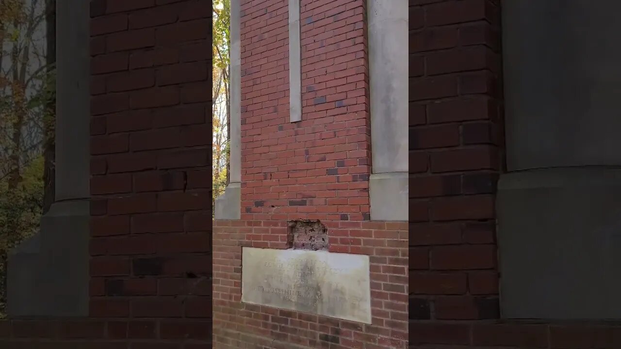 Why was Charles Mason Remey's tomb at Pohick Church Cemetery buried? #Virginia #abandonedplaces