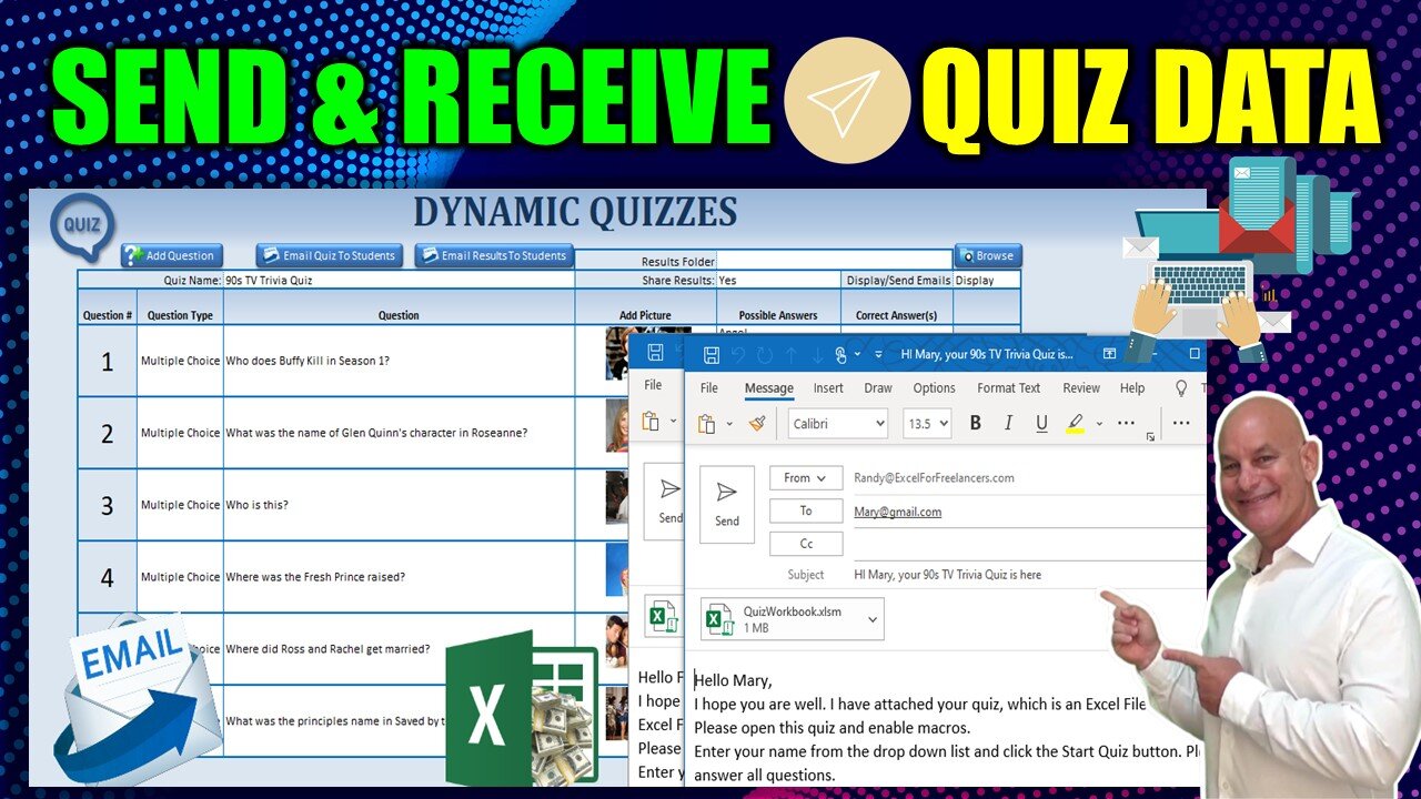 How To Sync Excel & Google Sheets By Sending Quizzes & Receiving Results Automatically [Part 2]