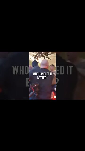 Evan Bourgoin hits Paul Maiden with beer can