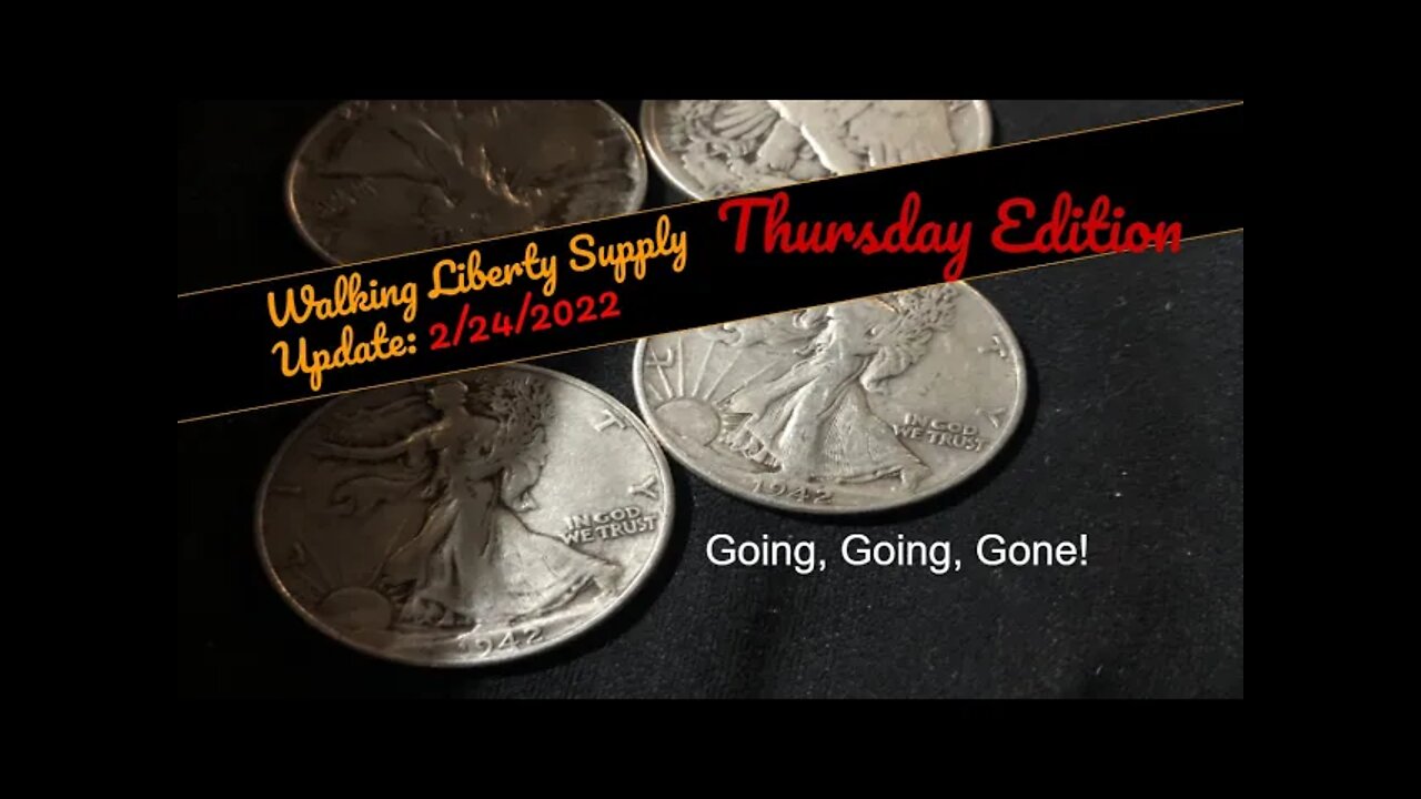 90% Silver is Going, Going, Gone - APMEX is completely out of Walkers! - Junk Silver Supply Shortage