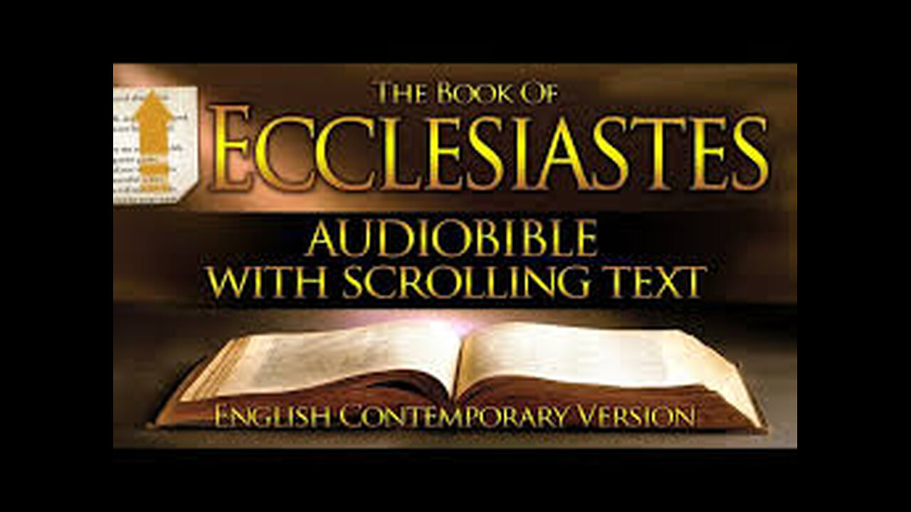 21. Ecclesiastes (Dramatized Audio Book) - Holy Bible