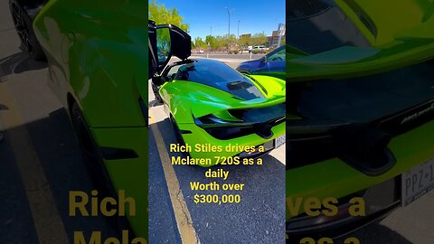 Met Rich Stiles And He Showed Me His Daily Mclaren 720S #motivation #money #mclaren #mclaren720s