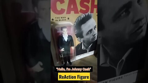 "Hello, I'm @Johnny Cash" 3.5"Inch #ReAction #Super7 #JohnnyCash #ActionFigure #Shorts