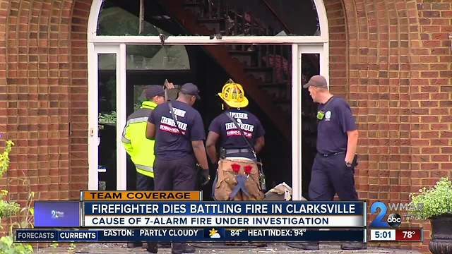 Firefighter Dies Battling Fire in Clarksville