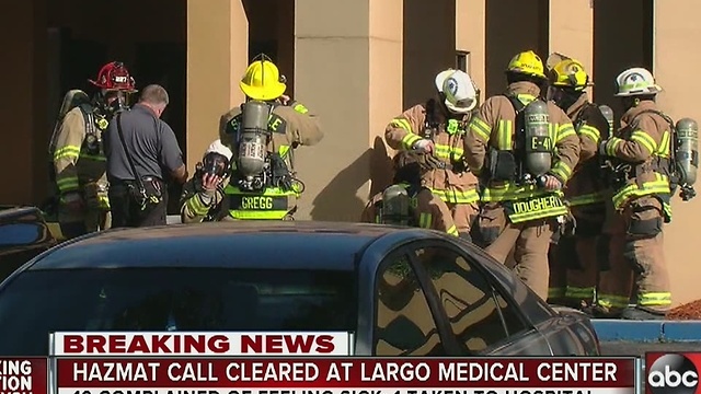 Largo Medical Center cleared after hazmat situation