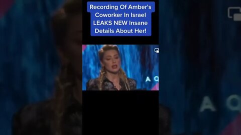 Amber Heard's Coworkers Leak INSANE New Details About Her