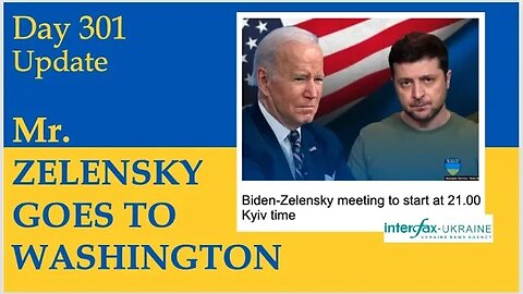 Zelensky flies to Washington to Meet with Biden and Congress | Daily Update 301