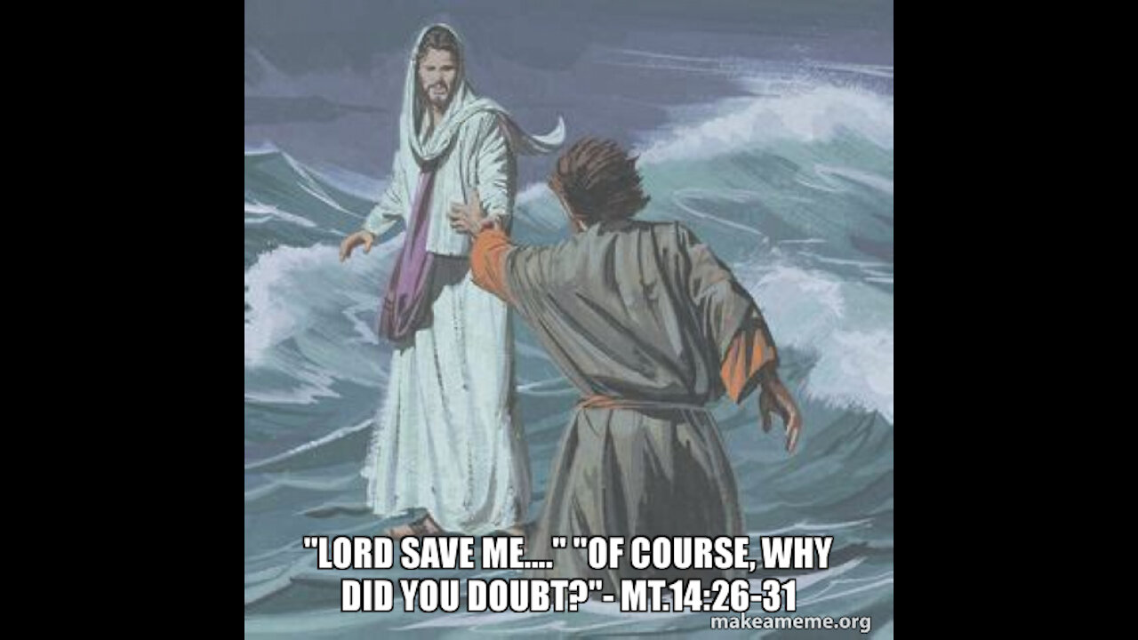 WALKING ON THE WATER BY THE FAITH OF CHRIST