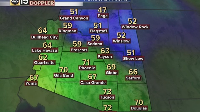 Chances for moisture for New Years celebrations