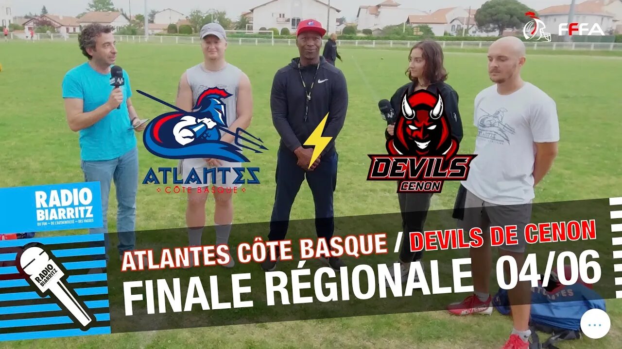 ATLANTES VS DEVILS DE CENON : DIMANCHE 4 JUIN 14H00