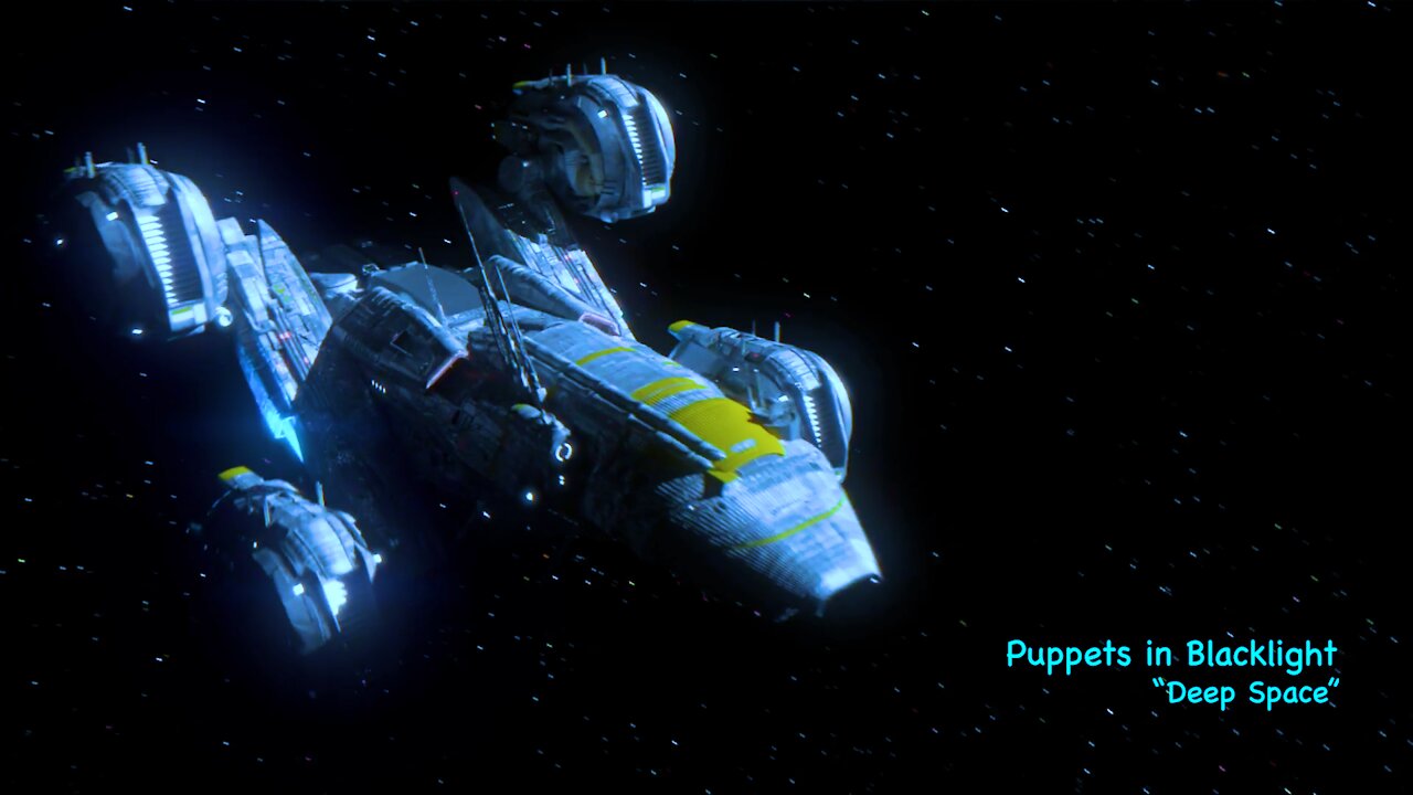 "Deep Space" by Puppets in Blacklight