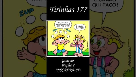 Tirinhas da Turma da Mônica nº 177 | Gibis do Rapha 2