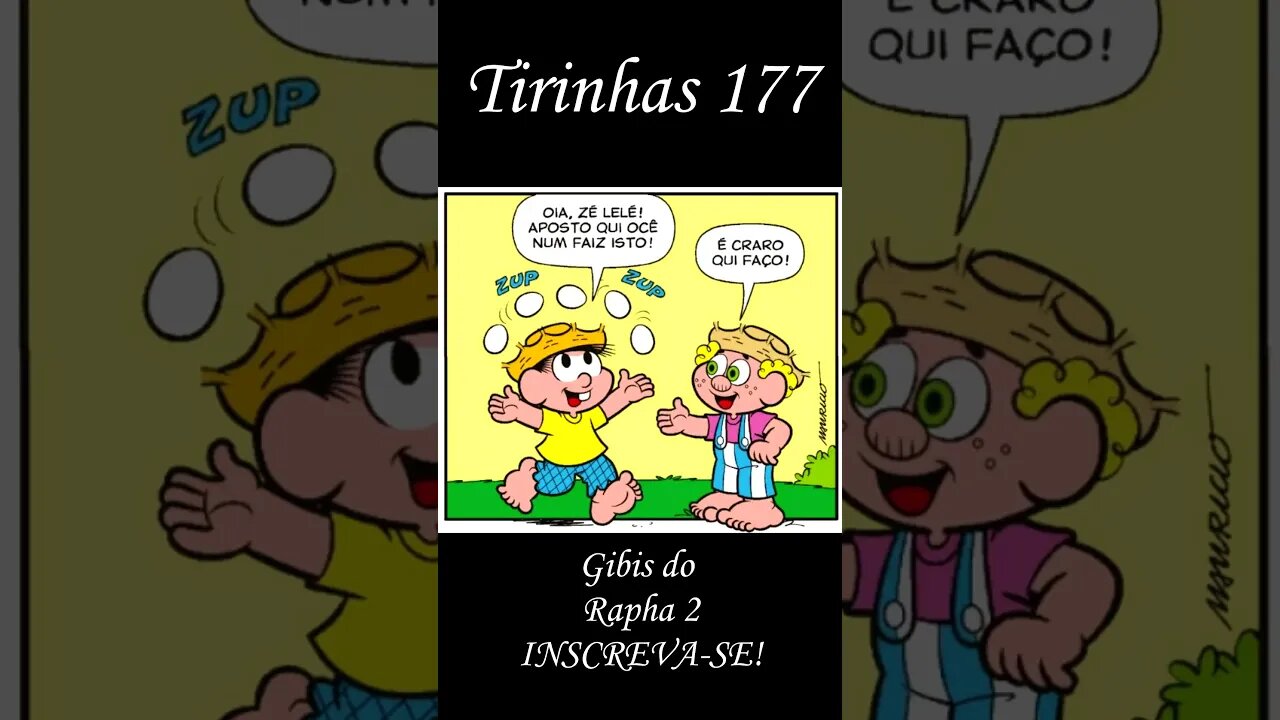 Tirinhas da Turma da Mônica nº 177 | Gibis do Rapha 2