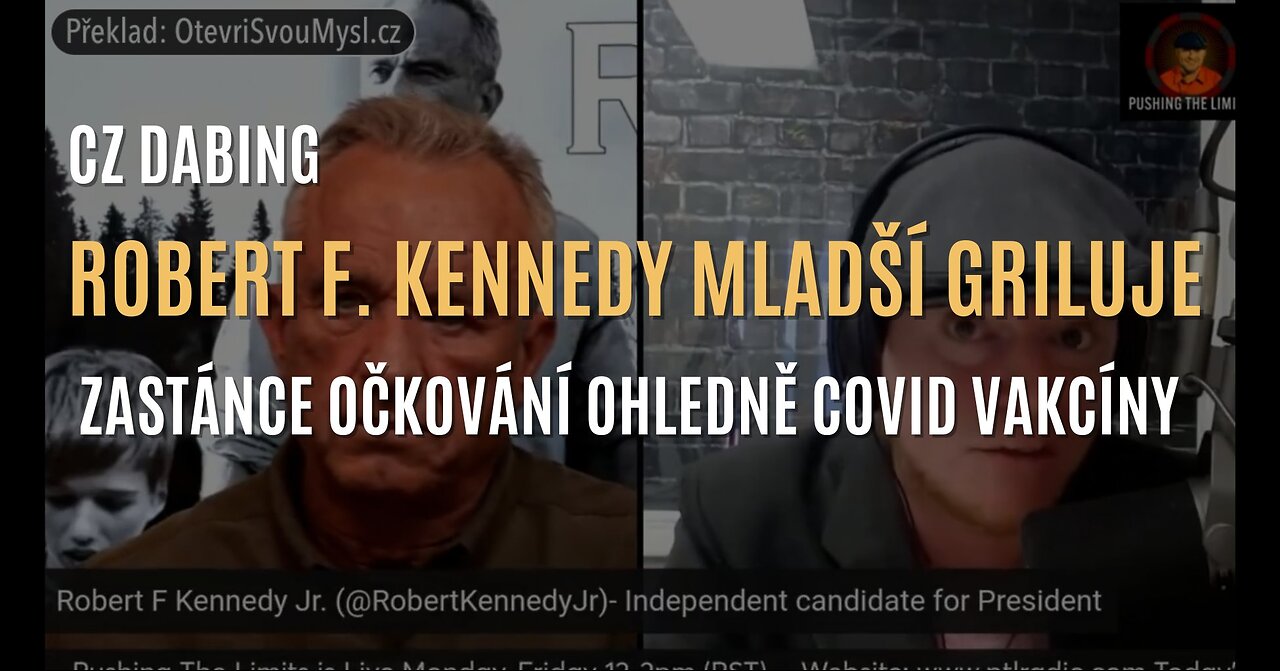 Robert F. Kennedy mladší griluje zastánce očkování ohledně covid vakcíny (CZ DABING)