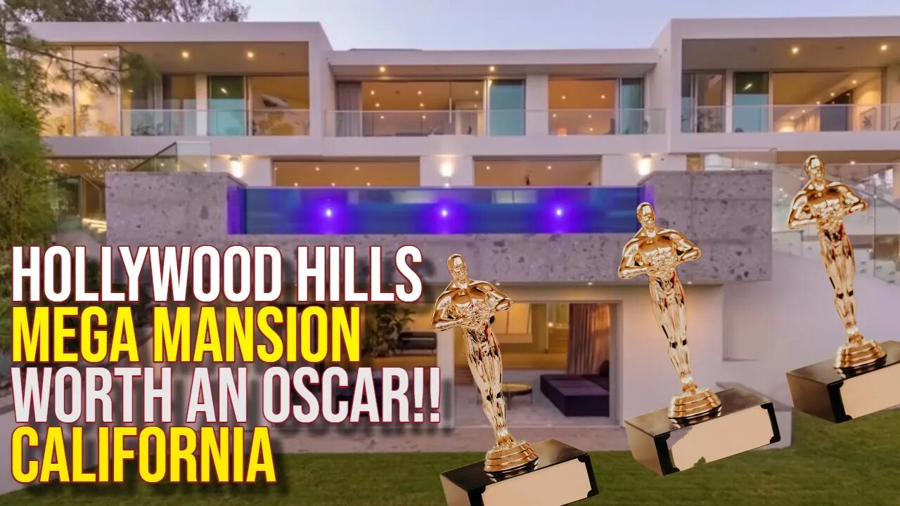 $Million$ Hollywood Hills Modern MEGA Mansion!