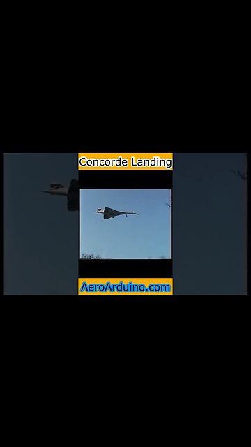 Imagine A Concorde Landing Over Your House #Flying #Aviation #AeroArduino