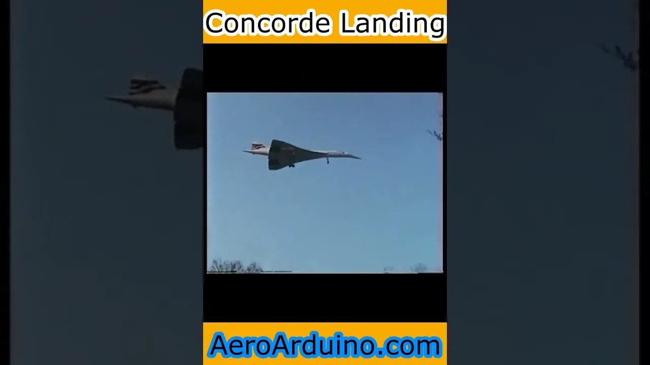 Imagine A Concorde Landing Over Your House #Flying #Aviation #AeroArduino