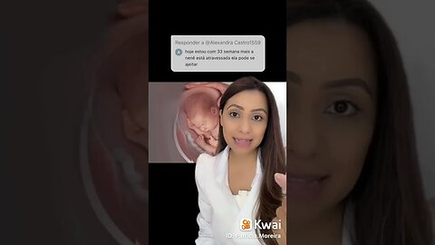 Estou com 33 semanas e o bebê está atravessando, ele pode se ajeitar?