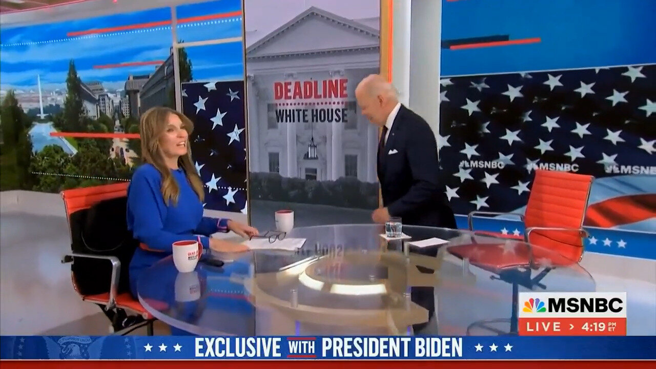 LOOK On Nicolle Wallace's Face As She Experiences A Biden 'Cheap Fake' In Real-Time Is PRICELESS