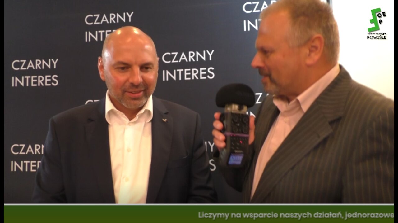 Sławomir Czech - premiera filmu "Czarny interes" 10.09.2021 rozmowa z odtwórcą jednej z głównych ról