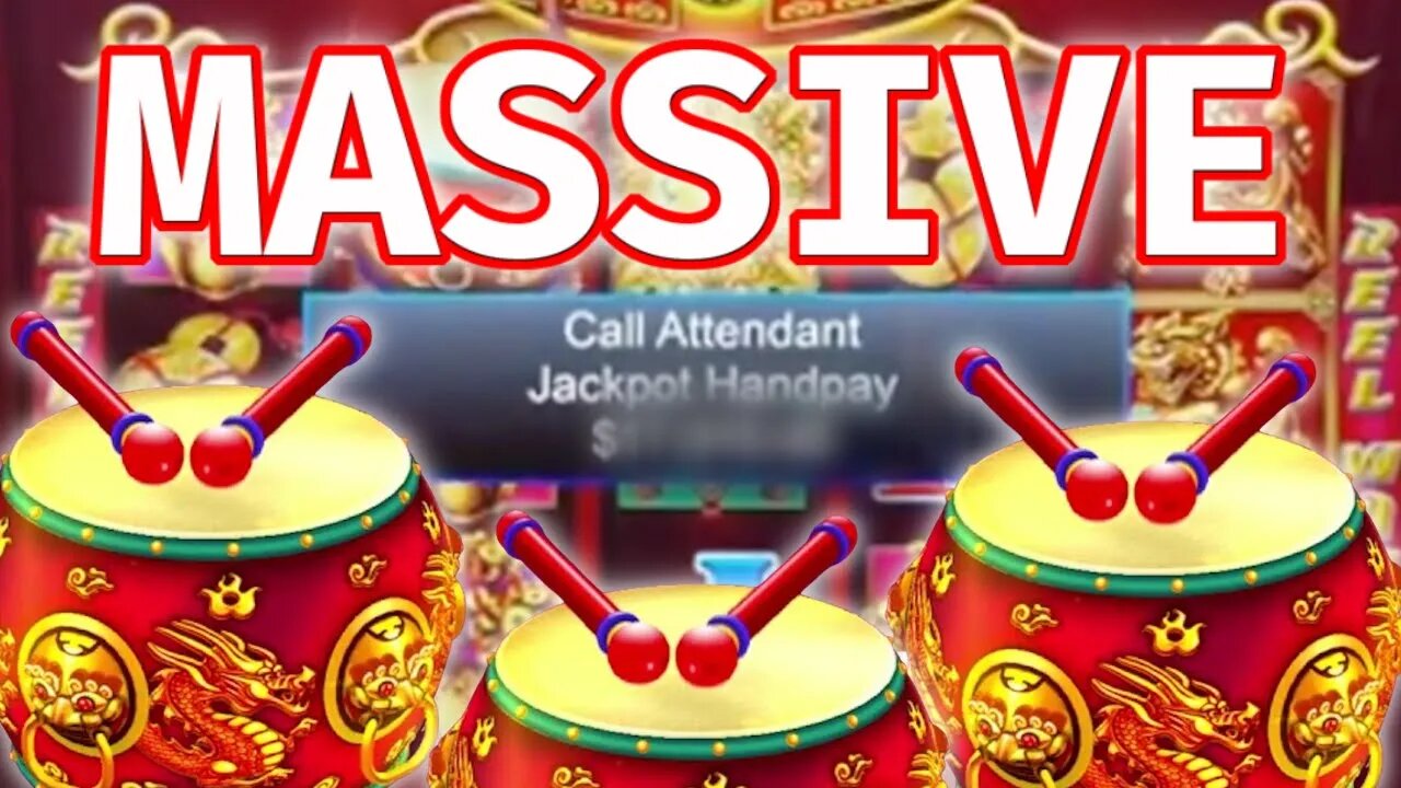 YOU WON'T BELIEVE WHAT HAPPENS! MASSIVE JACKPOT on DANCING DRUMS SLOT MACHINE!