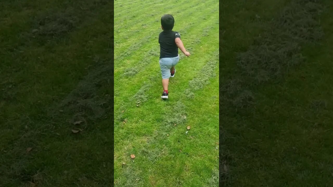 Cute baby running. #viral #shorts #running #trending
