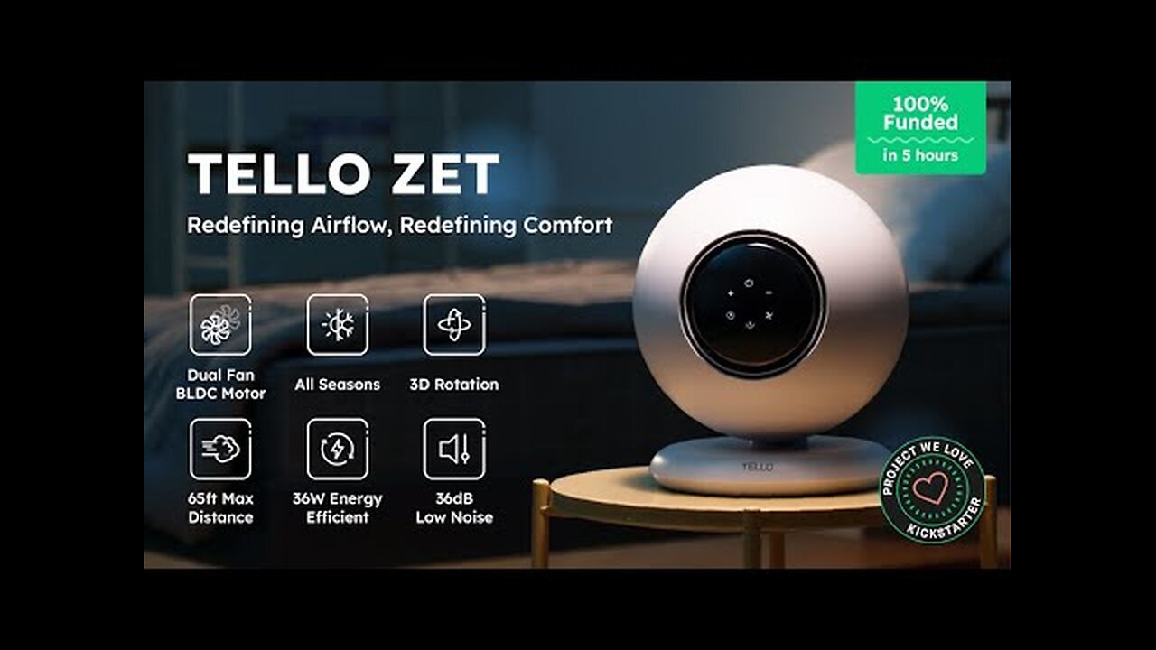 Jet Engine Inspired Unleash the Dual Fan Power of TELLO ZET