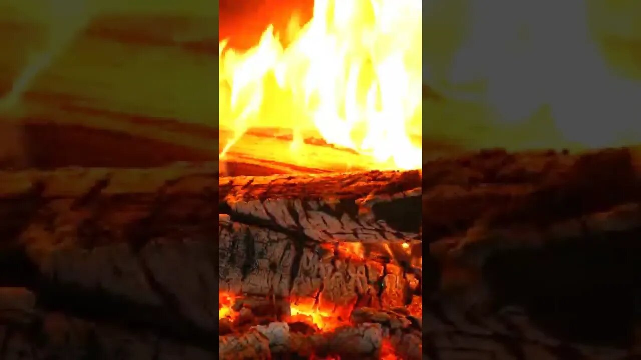 What A CRACKLING Fireplace 4K 🔥 Video Link Below