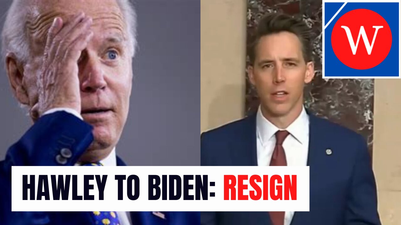 Josh Hawley Delivers SCATHING Remarks On Biden & Afghanistan