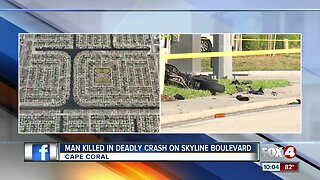 Man killed on Skyline Boulevard Cape Coral