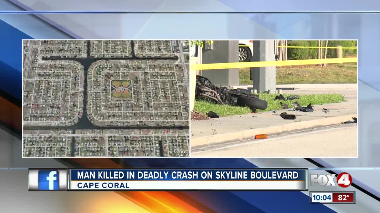 Man killed on Skyline Boulevard Cape Coral