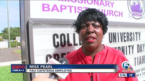 Miss Pearl invites FAU Football to church
