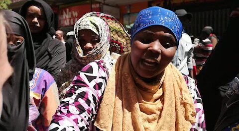 South Africa Cape Town - Refugees protest(Video) (yVR)