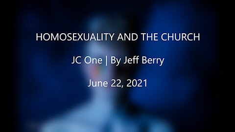 Homosexuality And The Church Audio/Visual