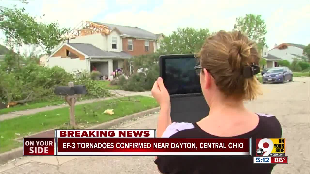 NWS surveying storm damage near Dayton