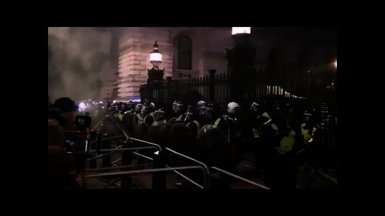 LONDON - Police Use Tear Gas Against Protesters Who Want Boris Johnson Gone