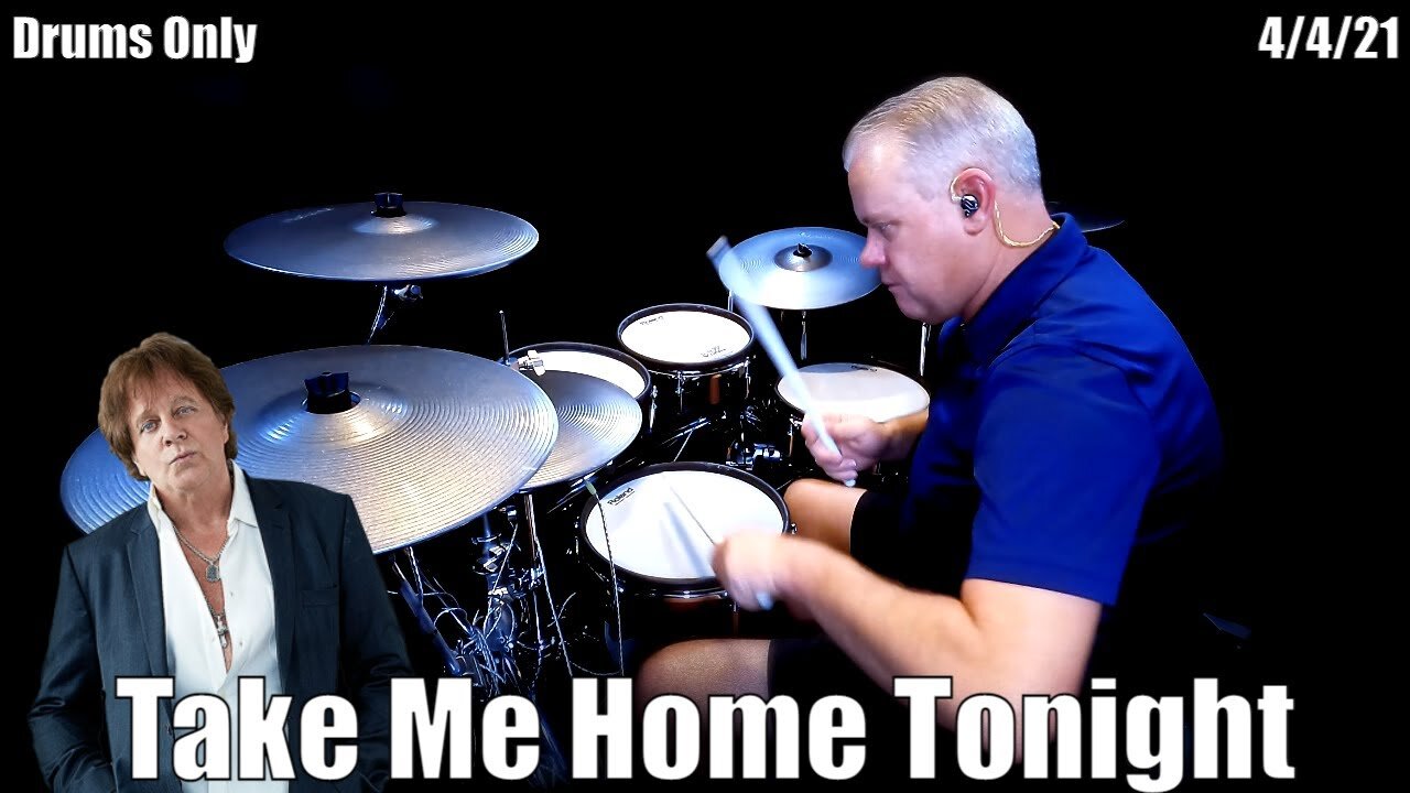 Eddie Money - Take Me Home Tonight - Drums Only #EddieMoney