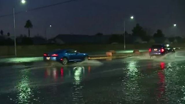 Rain having major effect on Las Vegas valley