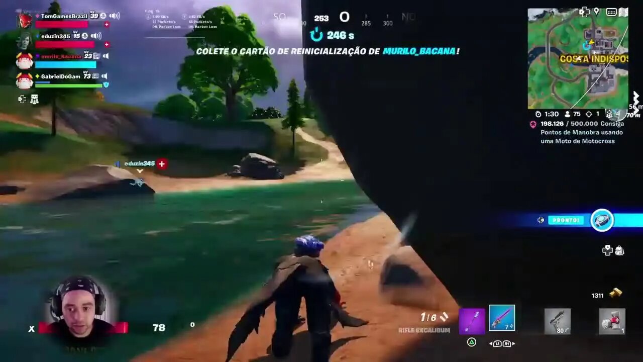 Ao Vivo Fortnite com os inscritos update de Natal