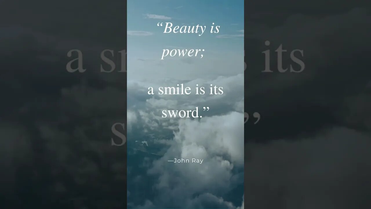 The Quote Of ---John Ray #shorts #reels #johnrayxd
