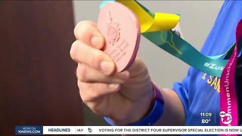 Special Olympian becomes an honorary member of the Oceanside Police Force