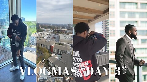 shooting headshots + music visuals btw | vlogmas "day 3"