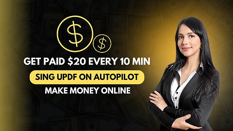 Get Paid $20 Every 10 Min