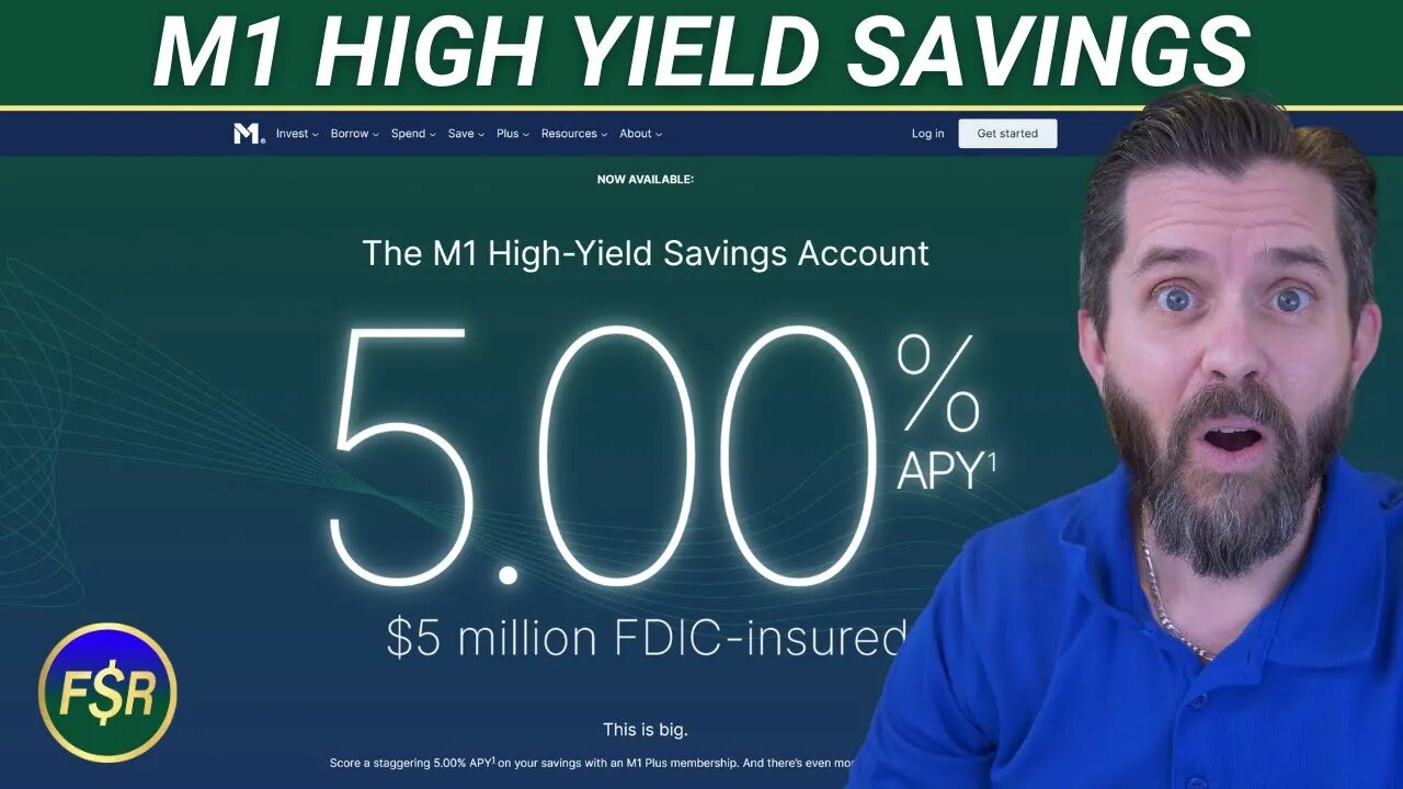 5% APY! M1 Finance High Yield Savings!