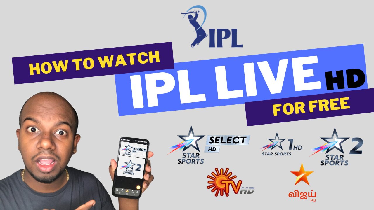 How to Watch IPL for free | Live TV | Tamil | English | IPTV in VLC Media Player