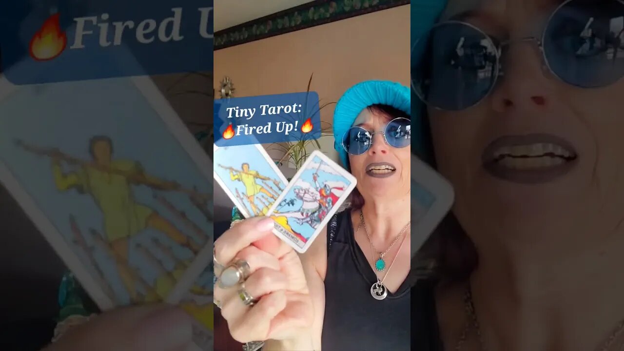 Tiny Tarot: 🔥 Fired Up 🔥 #lowkeymagickal #tarot #lovetarot #tinytarot #intuitivetarot #abundance